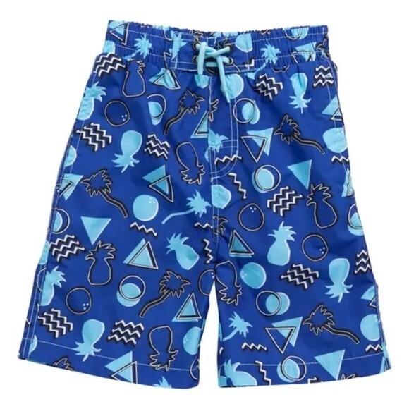 BEACH BROS 80's Retro Swim Shorts 3T - Picture 1 of 3